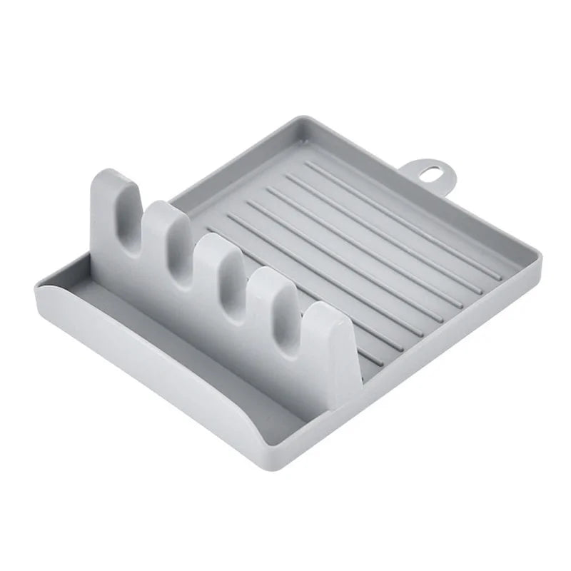 Kitchen Utensil & Pot Lid Rest Stand