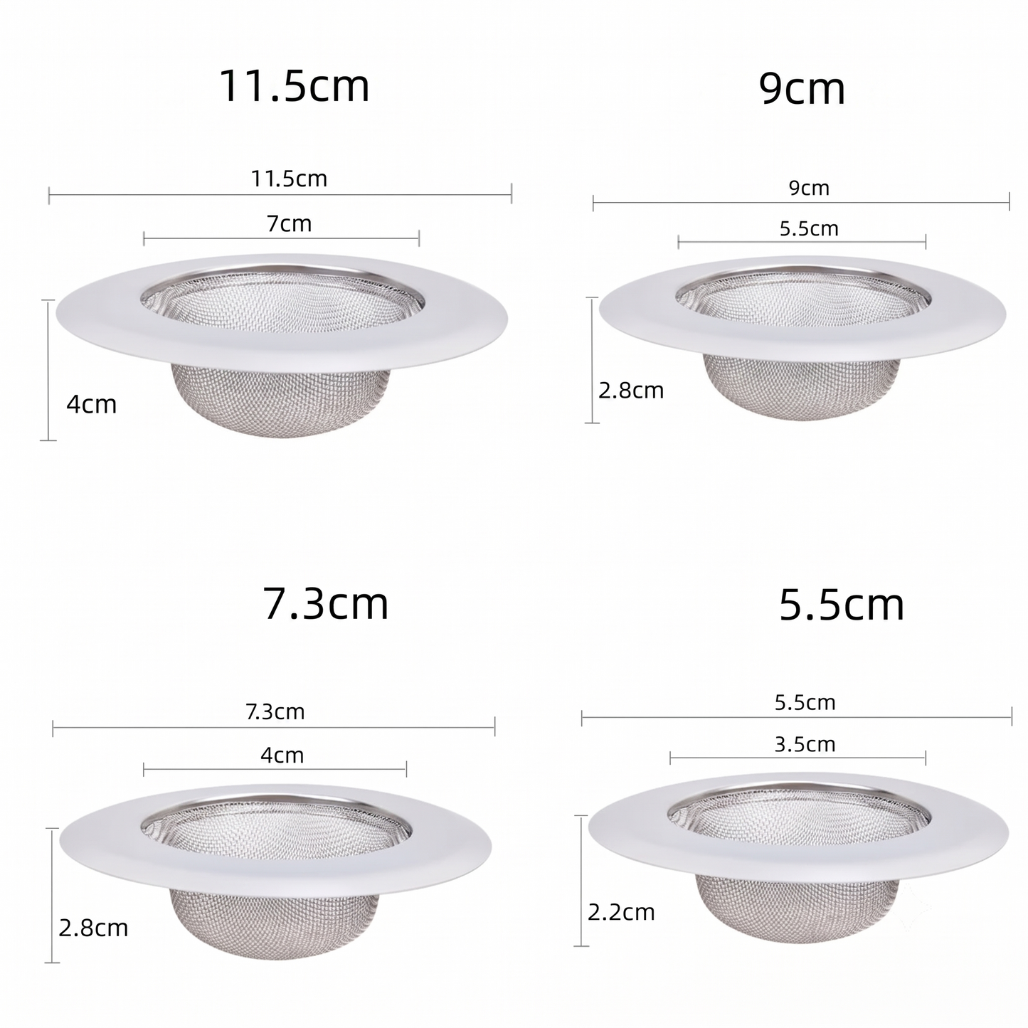 Stainless Steel Sink Strainer