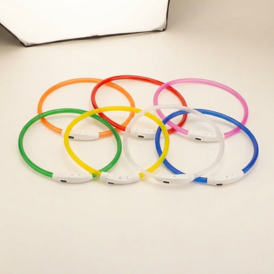 USB Rechargeable LED Glow Collar for Dogs