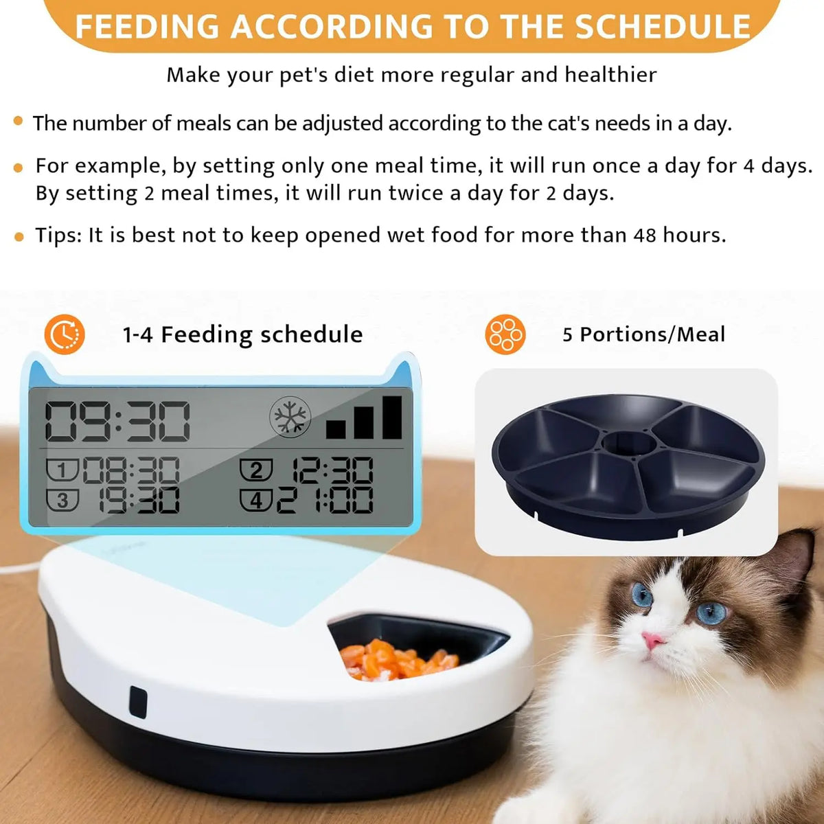 ChillFeed Automatic Cat Feeder with Cooling