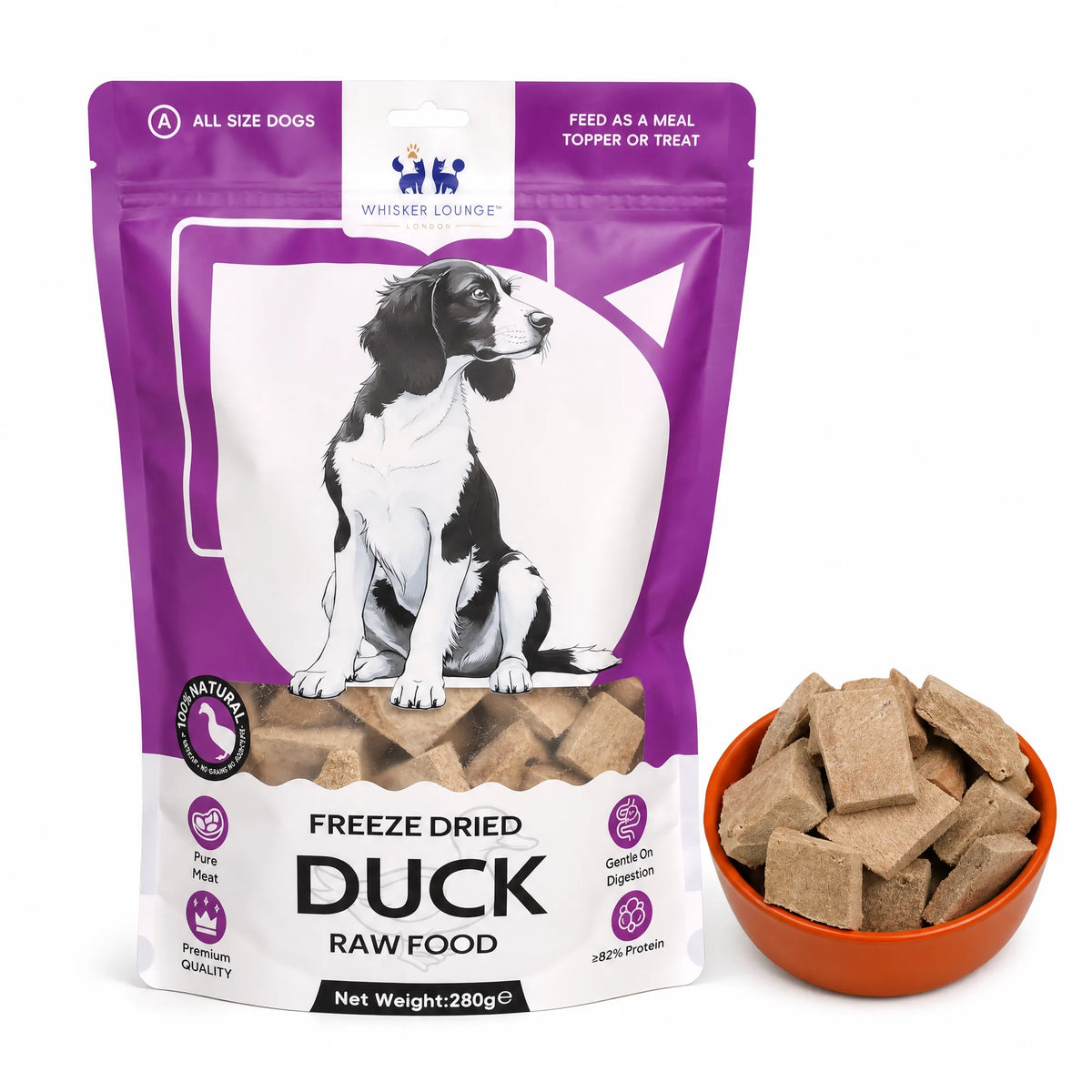 PurePaws Freeze-Dried Dog Treats 280g