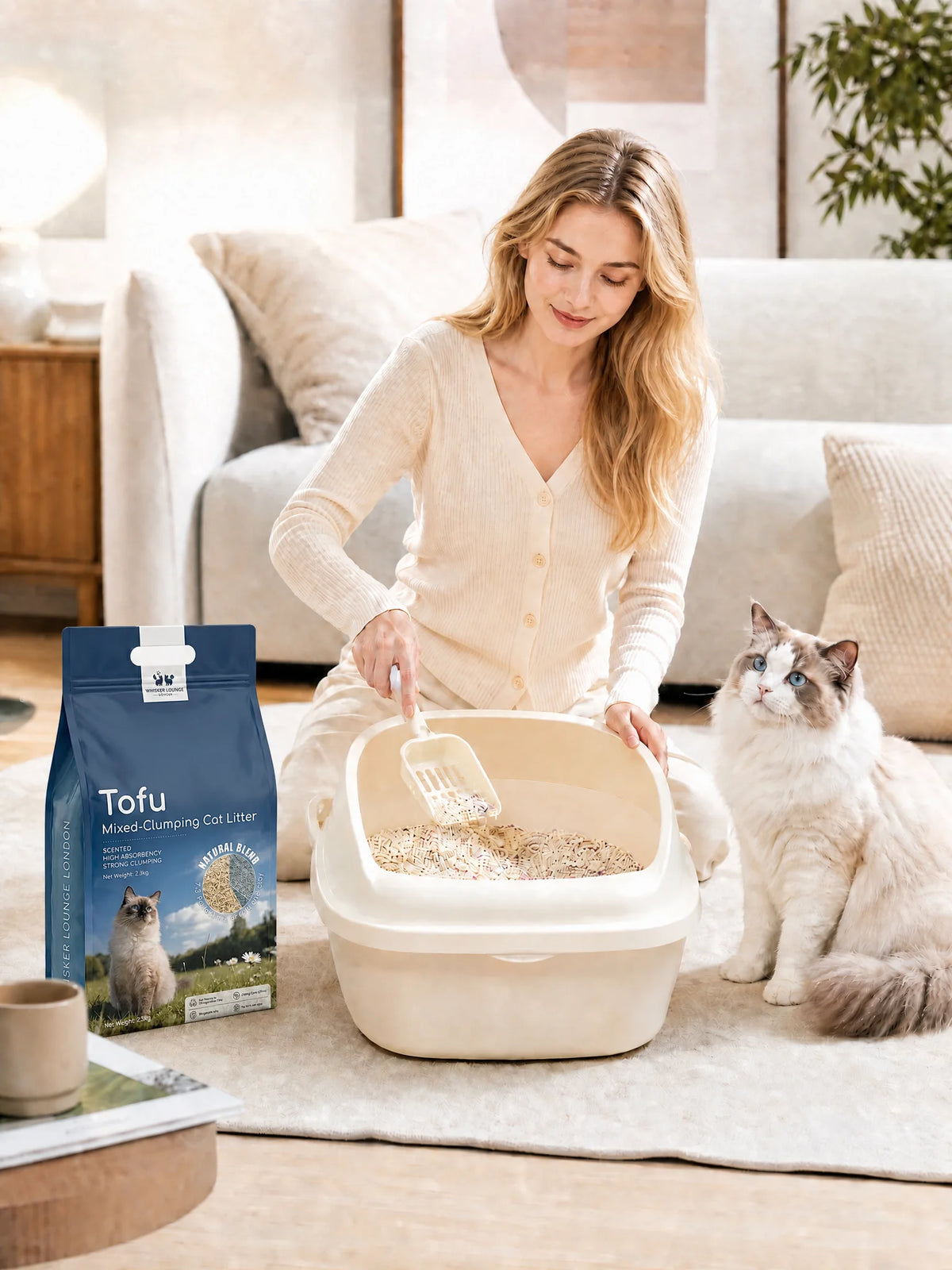 PureClump Tofu & Clay Clumping Cat Litter