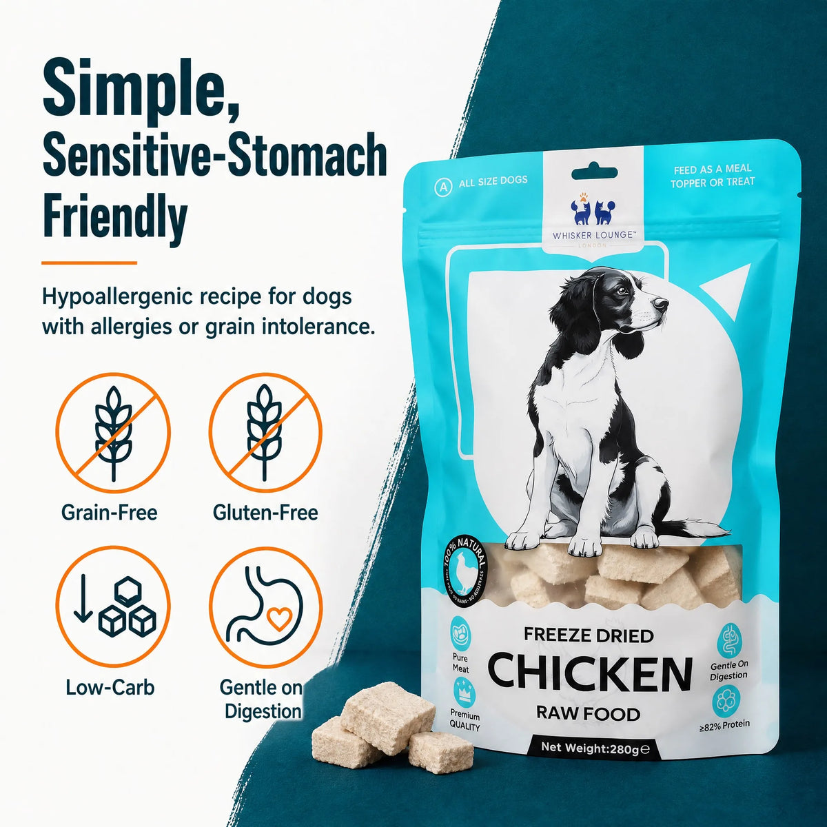 PurePaws Freeze-Dried Dog Treats 280g
