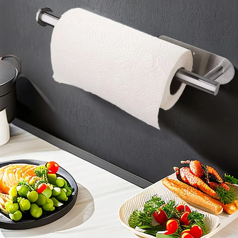 Adhesive Kitchen Paper Towel Holder