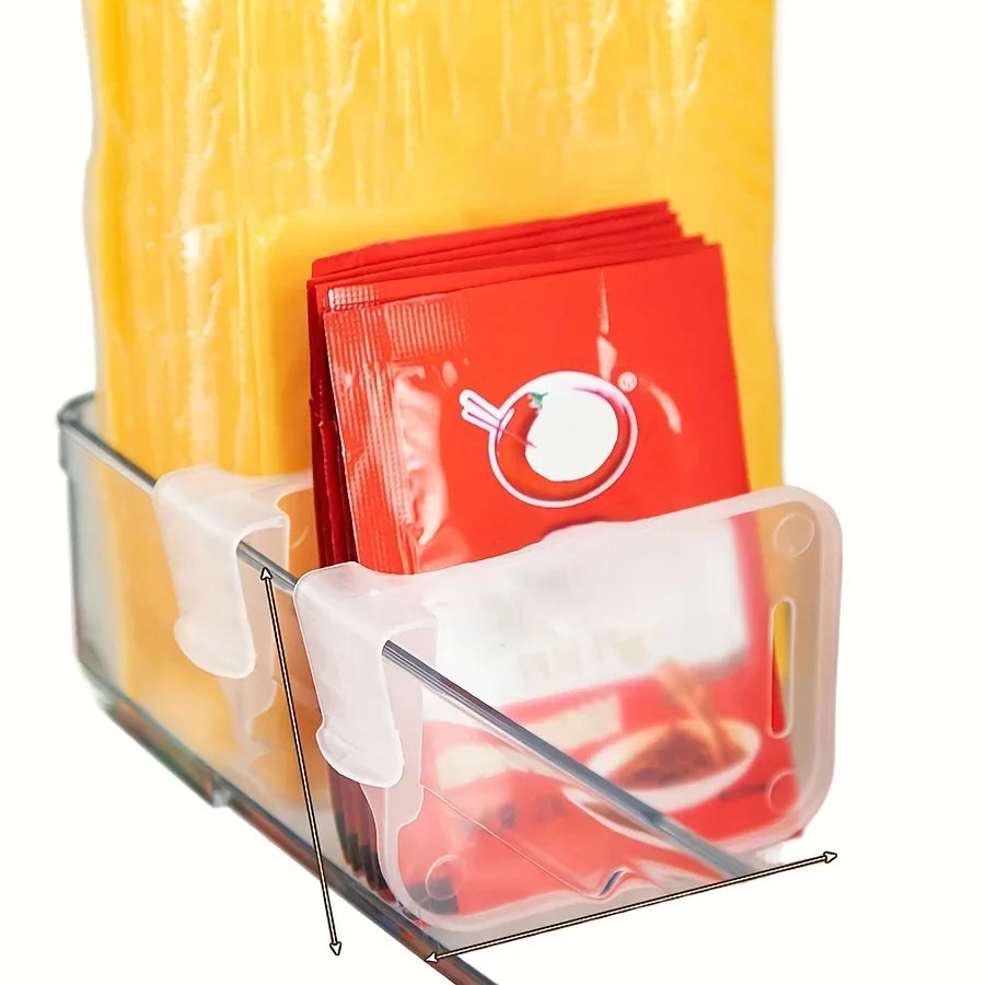 Adjustable Clear Refrigerator Storage Dividers