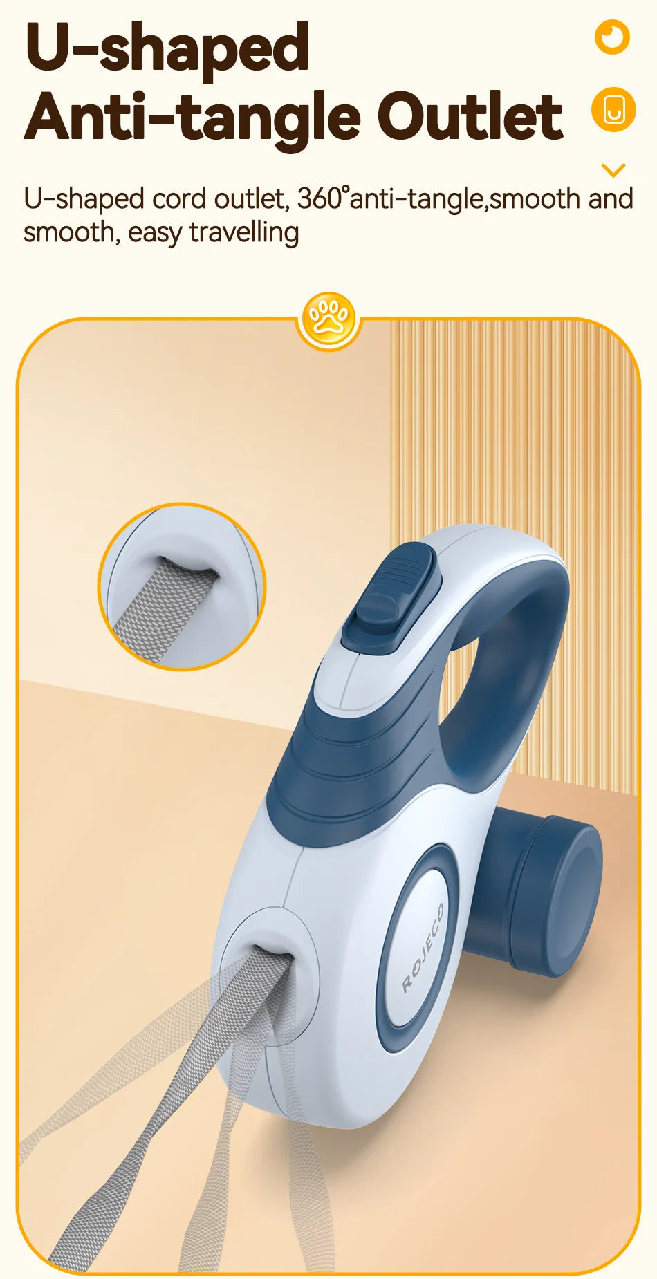 GlideLead Retractable Dog Lead