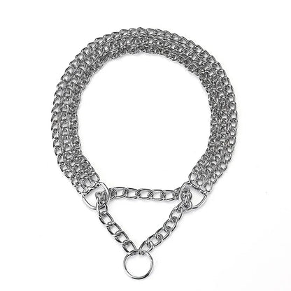 CubanLink Steel Dog Collar