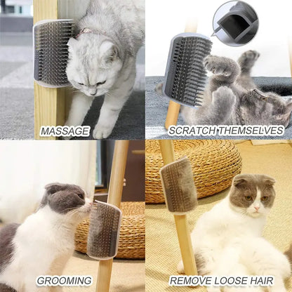 CornerGroom self-grooming corner brush for cats – view 2