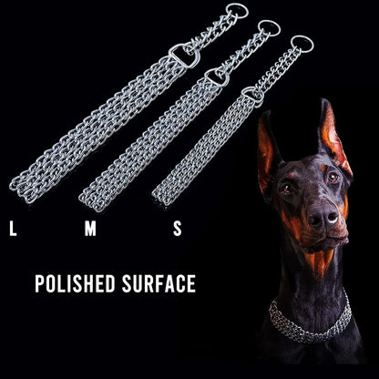 CubanLink Steel Dog Collar