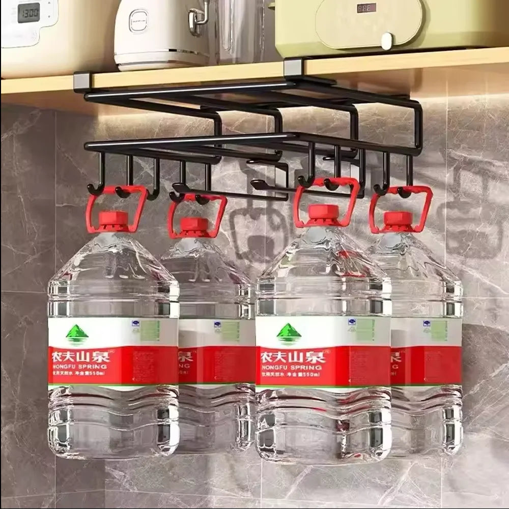 Under-Cabinet Hanging Kitchen Organiser Rack