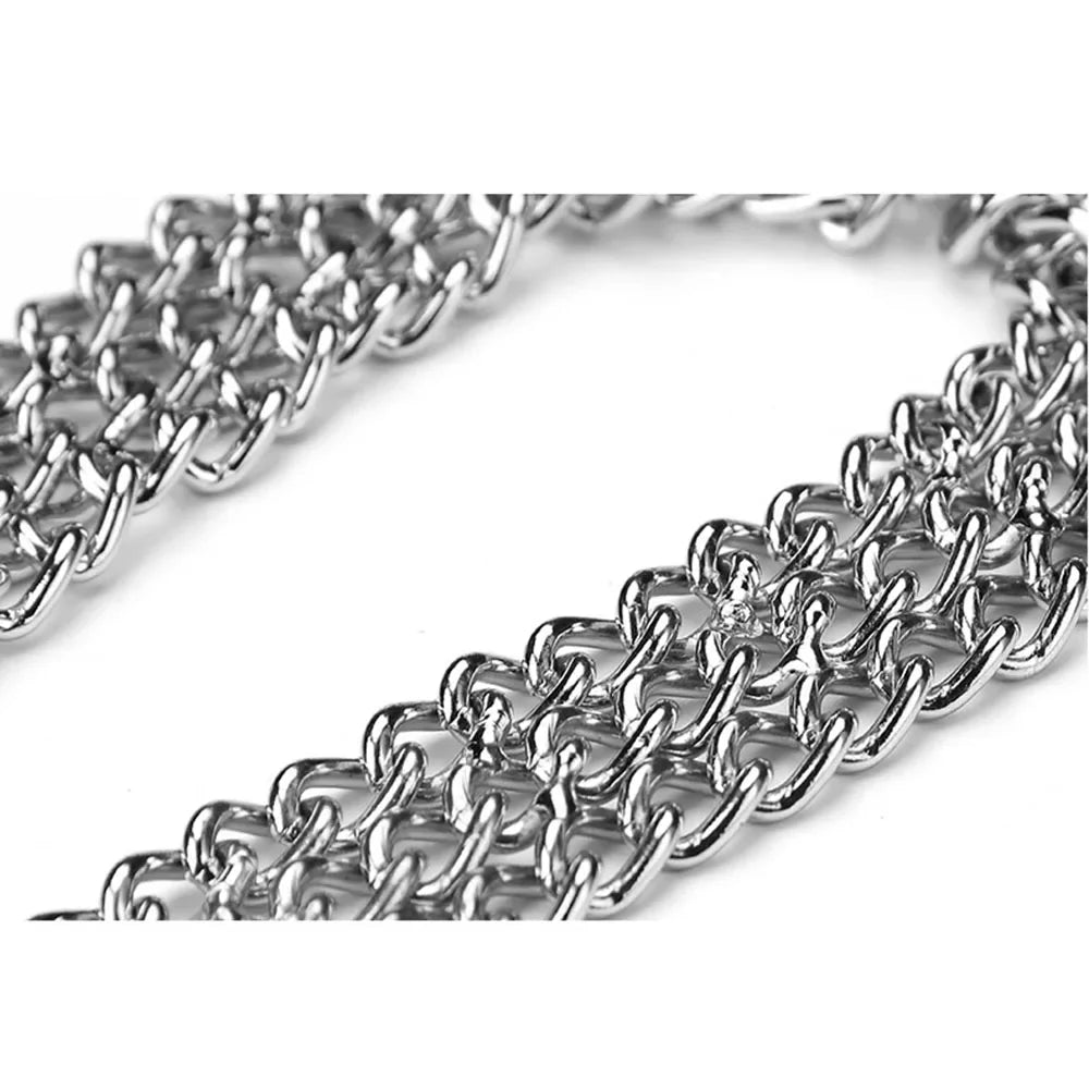 CubanLink Steel Dog Collar