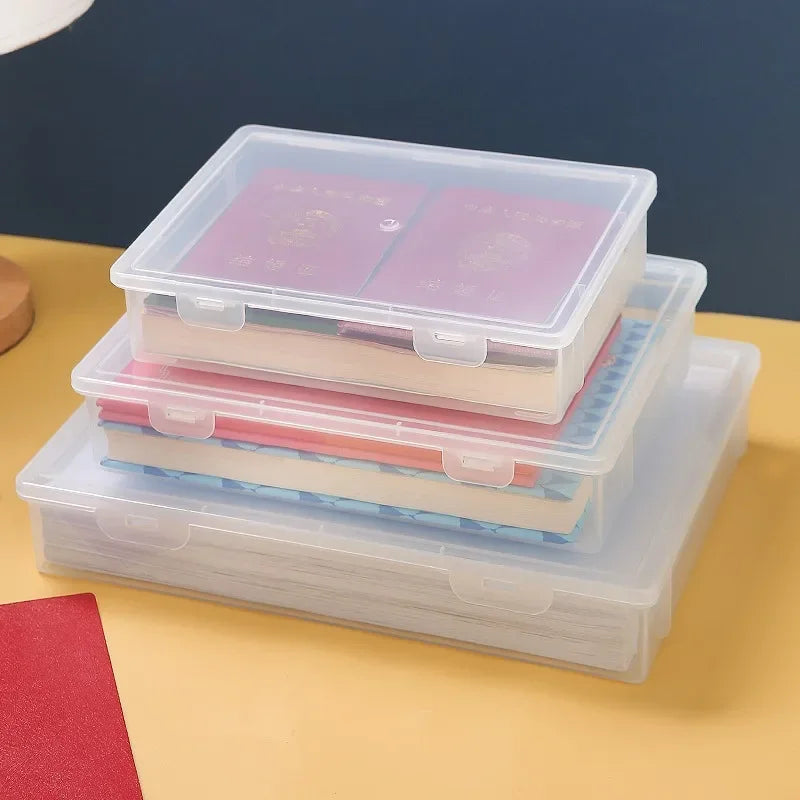 Stackable A4 Document Organiser Box
