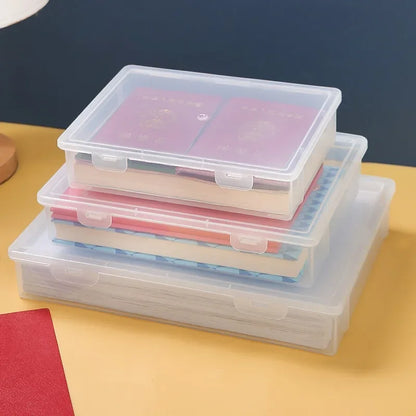 Stackable A4 Document Organiser Box