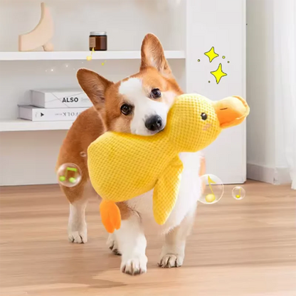Interactive Plush Duck Comfort Toy for Dogs