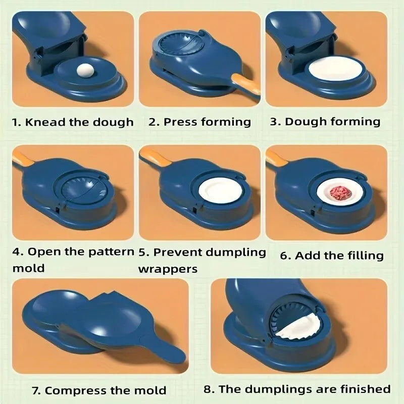 2-in-1 Dumpling Skin Press & Mould