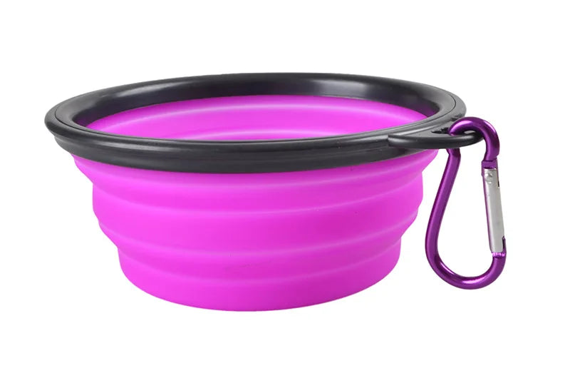 Collapsible Silicone Travel Bowl for Pets