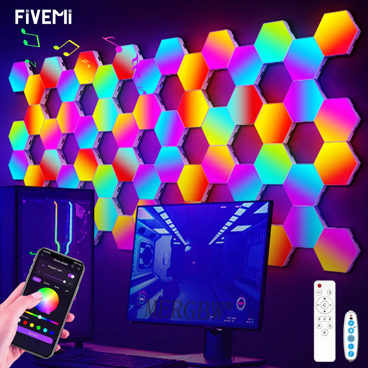 HexaGlow Smart Wall Lights