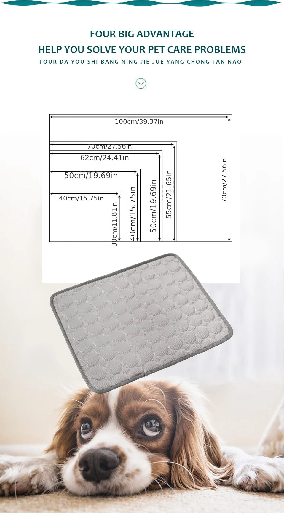 CoolNap Self-Cooling Pet Mat
