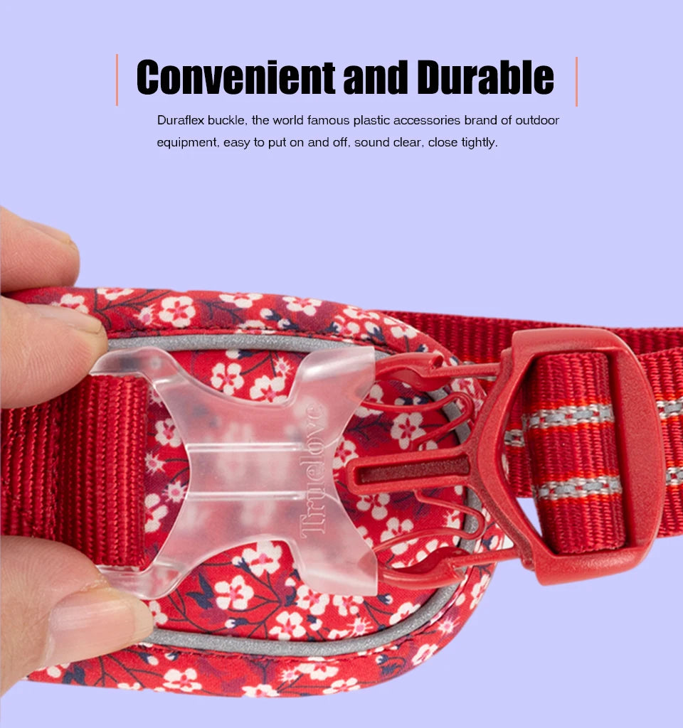 BloomTrail Floral No-Pull Dog Harness