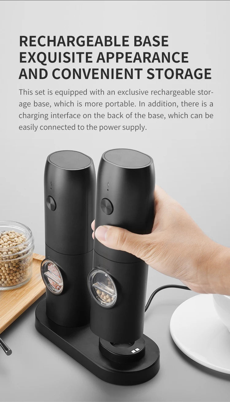 SpiceMill Electric Grinder Set