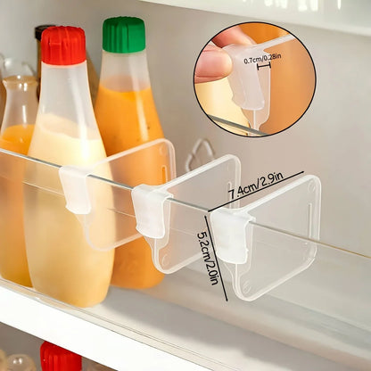 Adjustable Clear Refrigerator Storage Dividers