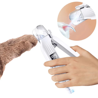 PawTrim 2-in-1 LED nail clipper and grinder for dogs and cats – view 4