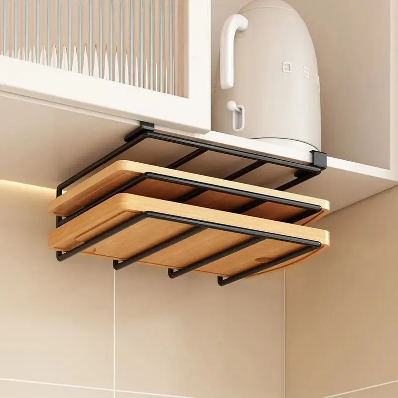 Under-Cabinet Hanging Kitchen Organiser Rack