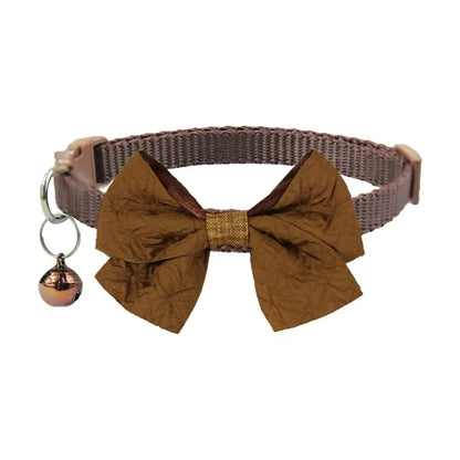SnugBow Winter Dog Collar