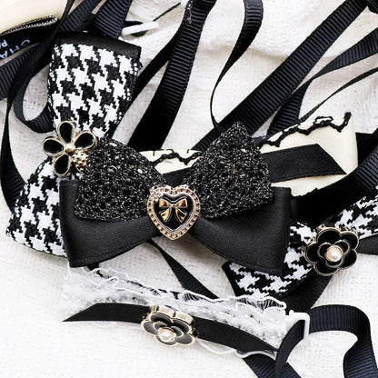 PearlNoir Dog Bow Ties