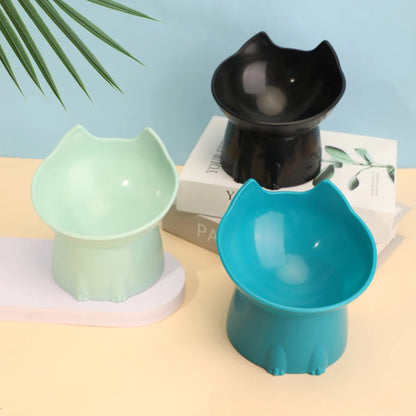 Elevated Anti-Tip Cat Bowl