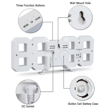 LumiTime LED Wall Clock