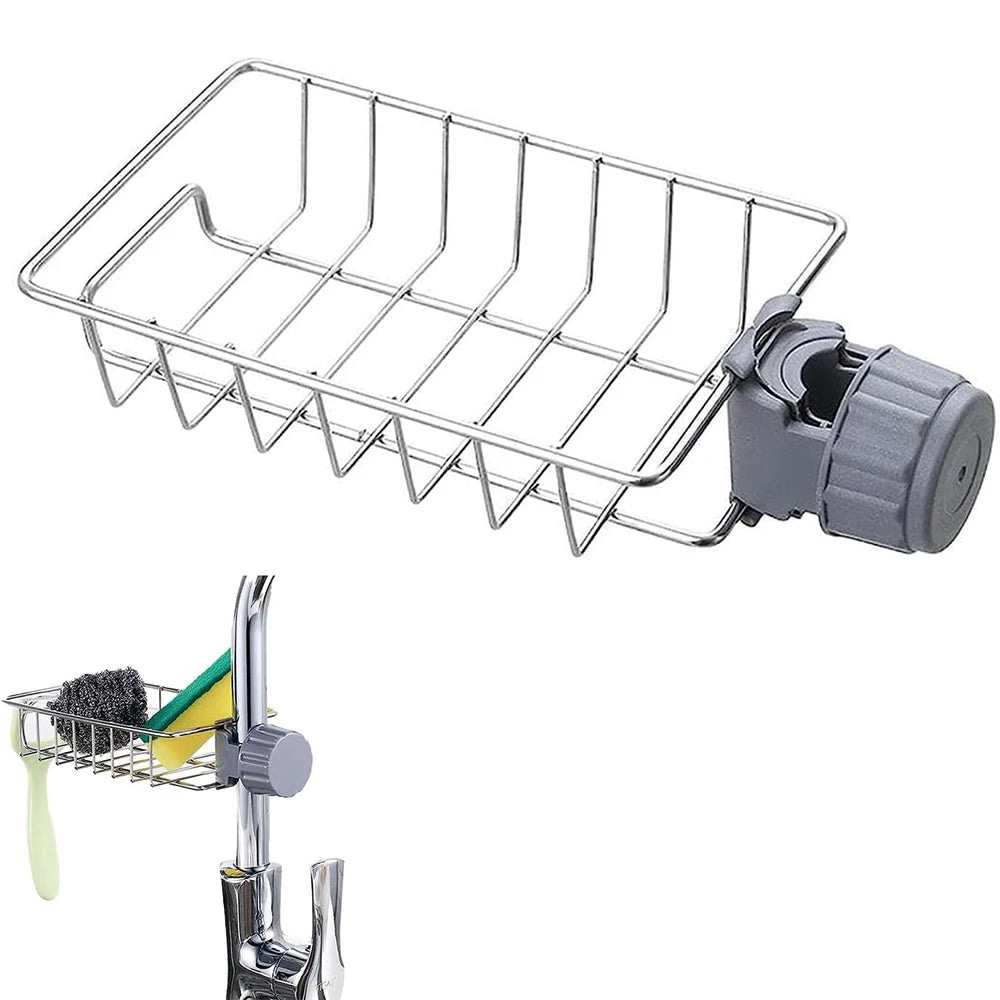 Adjustable Sink Caddy Drain Rack