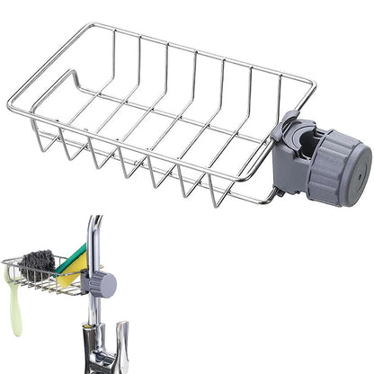 Adjustable Sink Caddy Drain Rack