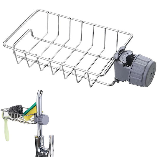 Adjustable Sink Caddy Drain Rack