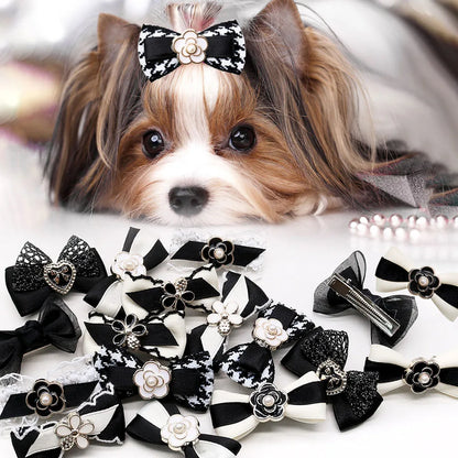 PearlClip Dog Hair Bows