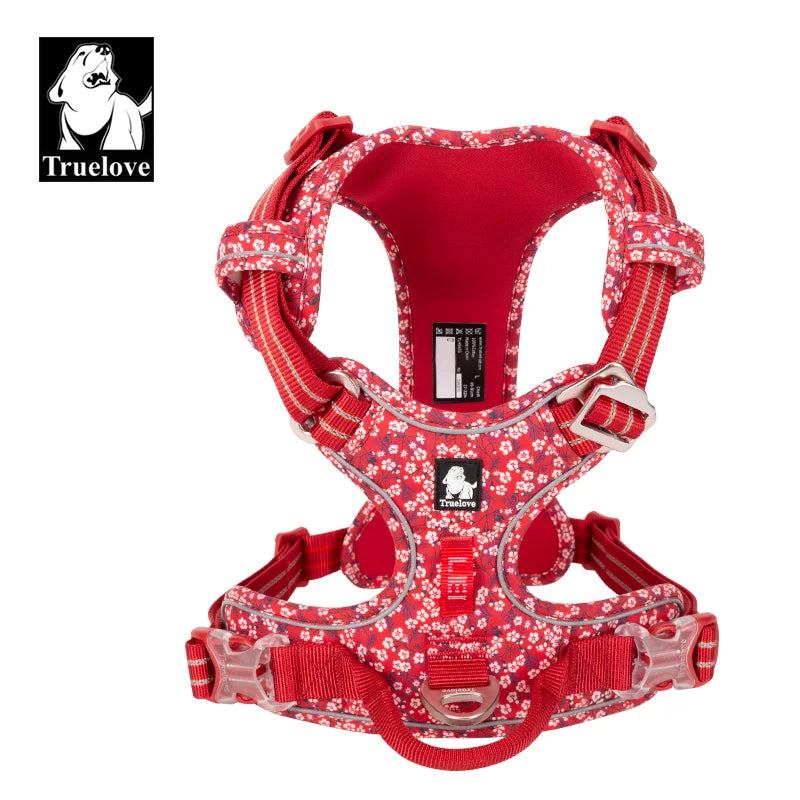 BloomTrail Floral No-Pull Dog Harness