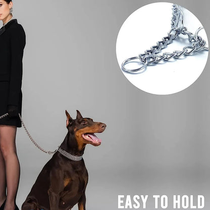 CubanLink Steel Dog Collar