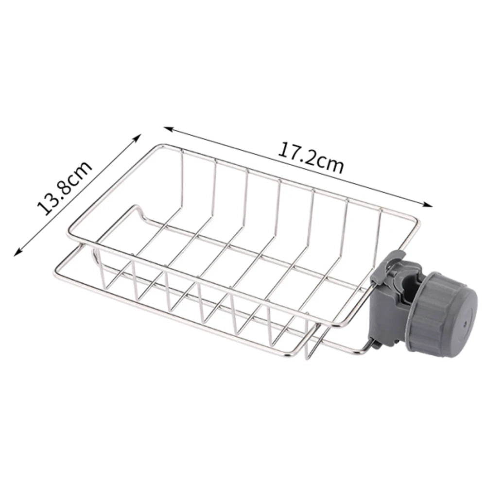 Adjustable Sink Caddy Drain Rack