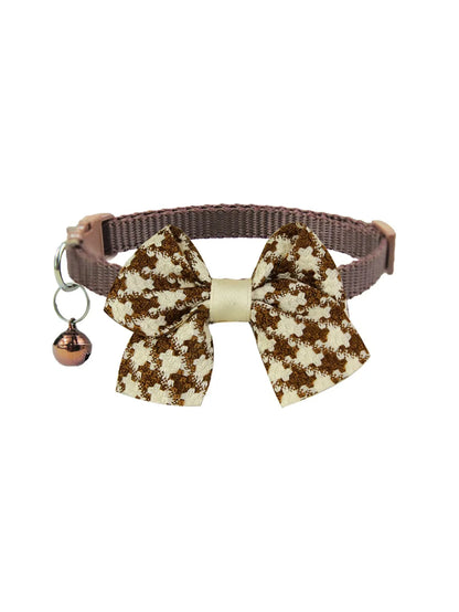 SnugBow Winter Dog Collar