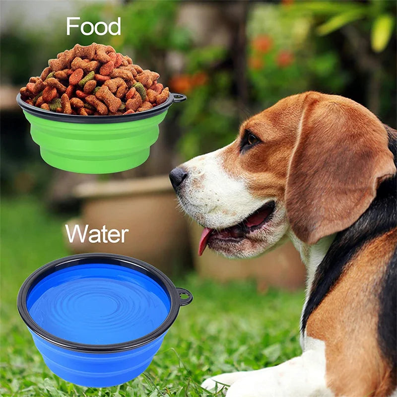 Collapsible Silicone Travel Bowl for Pets