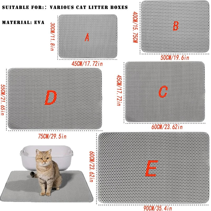 Non-Slip Cat Litter Mat