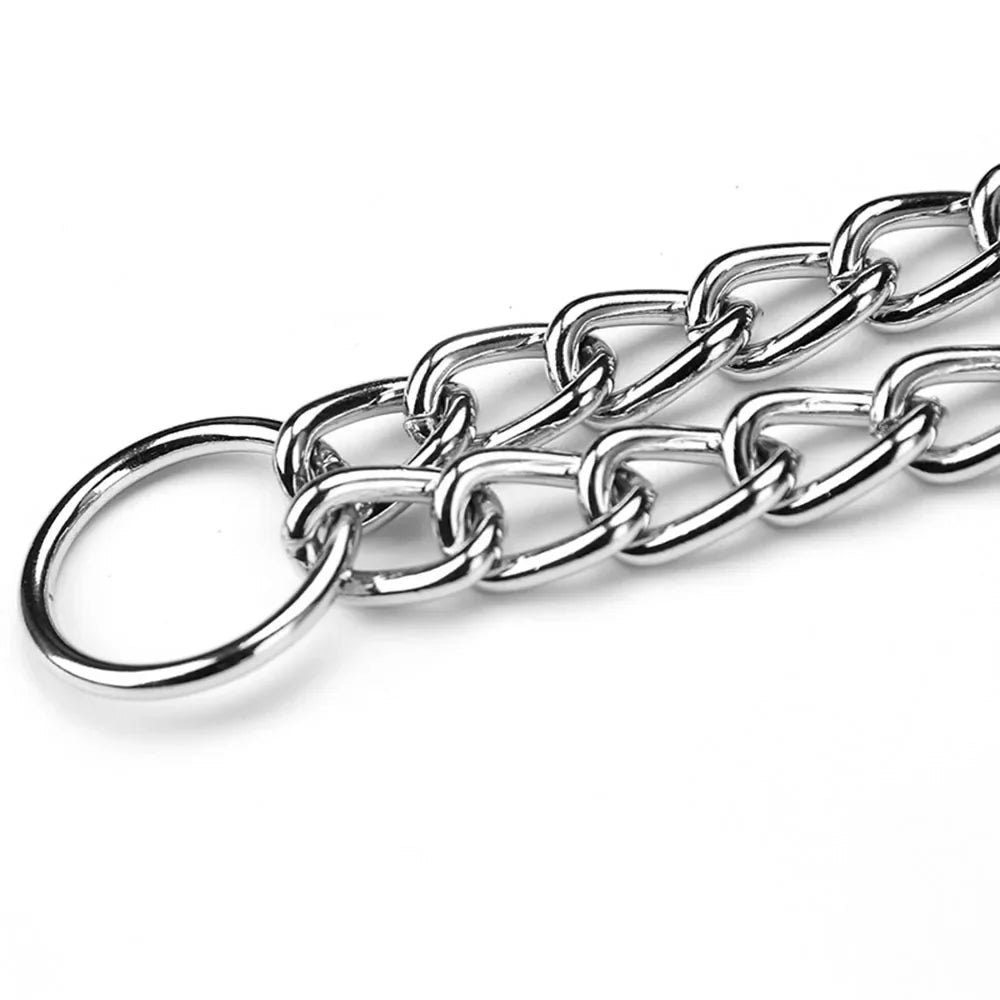 CubanLink Steel Dog Collar