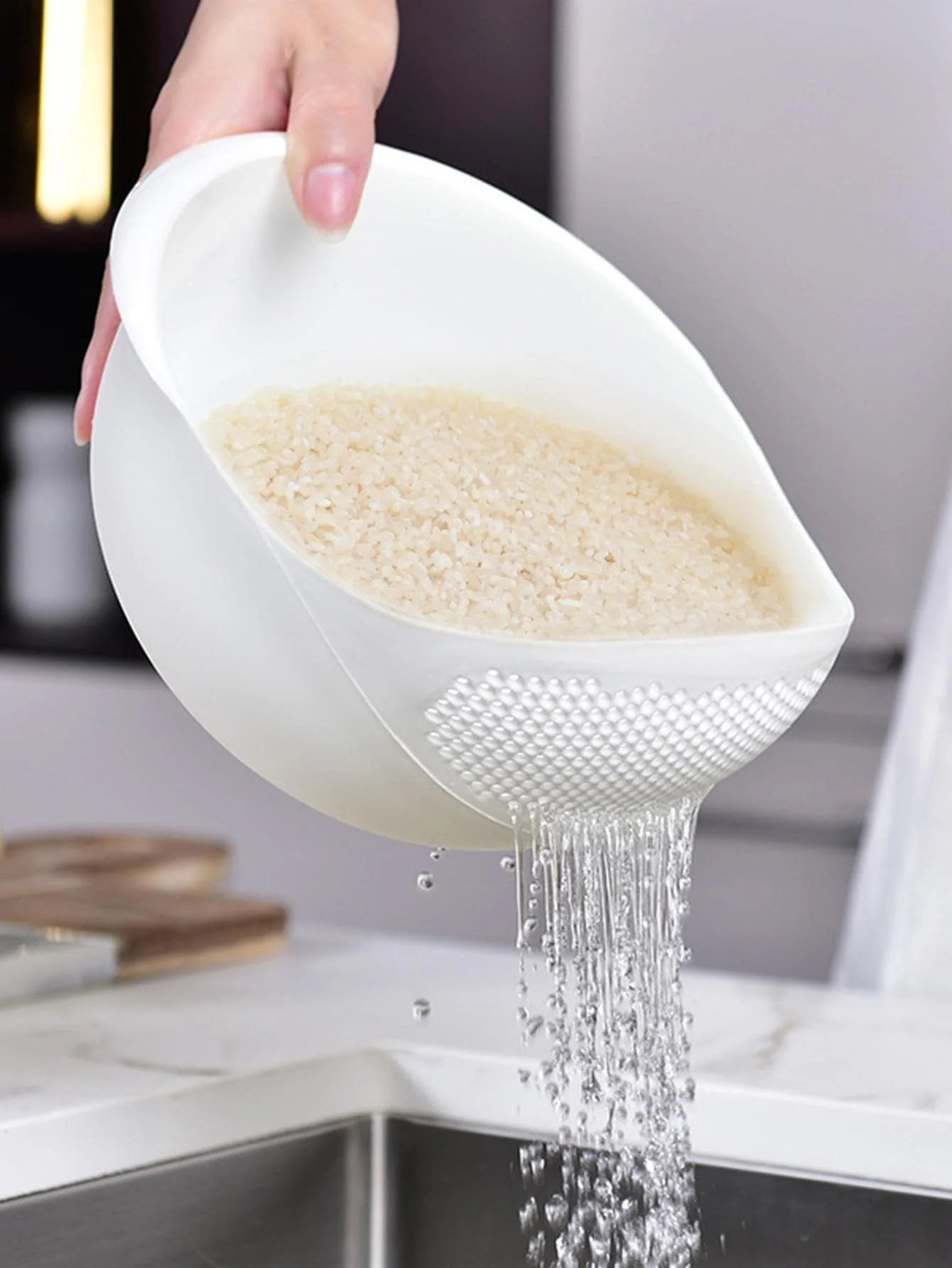 Multi-Purpose Kitchen Colander with Handle