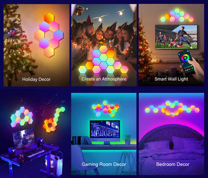 HexaGlow Smart Wall Lights