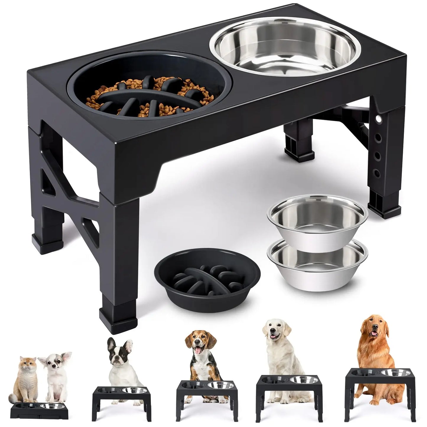 RaiseDine Elevated Dog Bowls