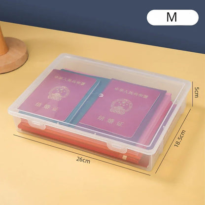 Stackable A4 Document Organiser Box