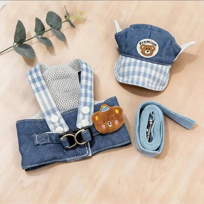 DenimDay Dog Harness Set