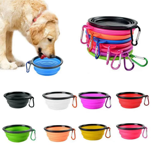 Collapsible Silicone Travel Bowl for Pets
