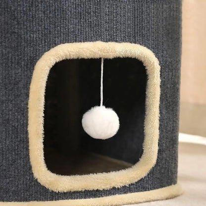SnugDen Two-Level Cat House