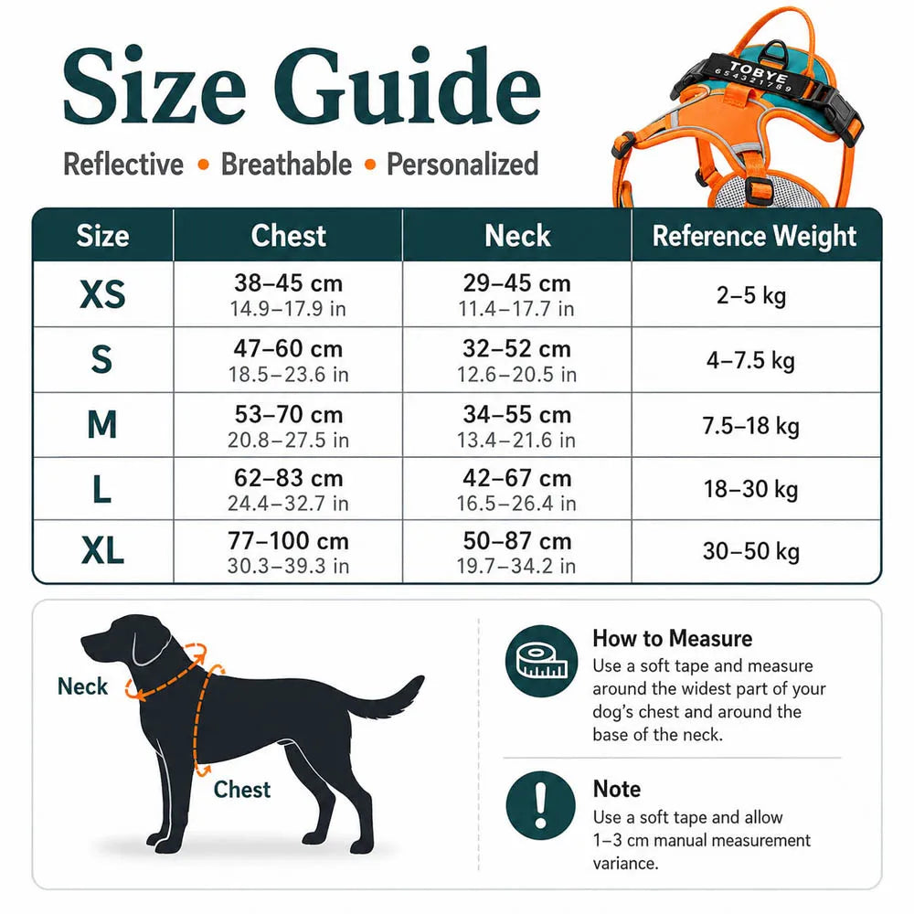 NightGuard Reflective Padded Vest Harness